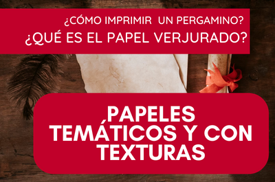 Papel pergamino para imprimir - comprar pergamino - Papeles temáticos apli